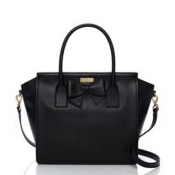 kate spade Handbags - Kate Spade Montrose Ave Charee Bow Satchel Black